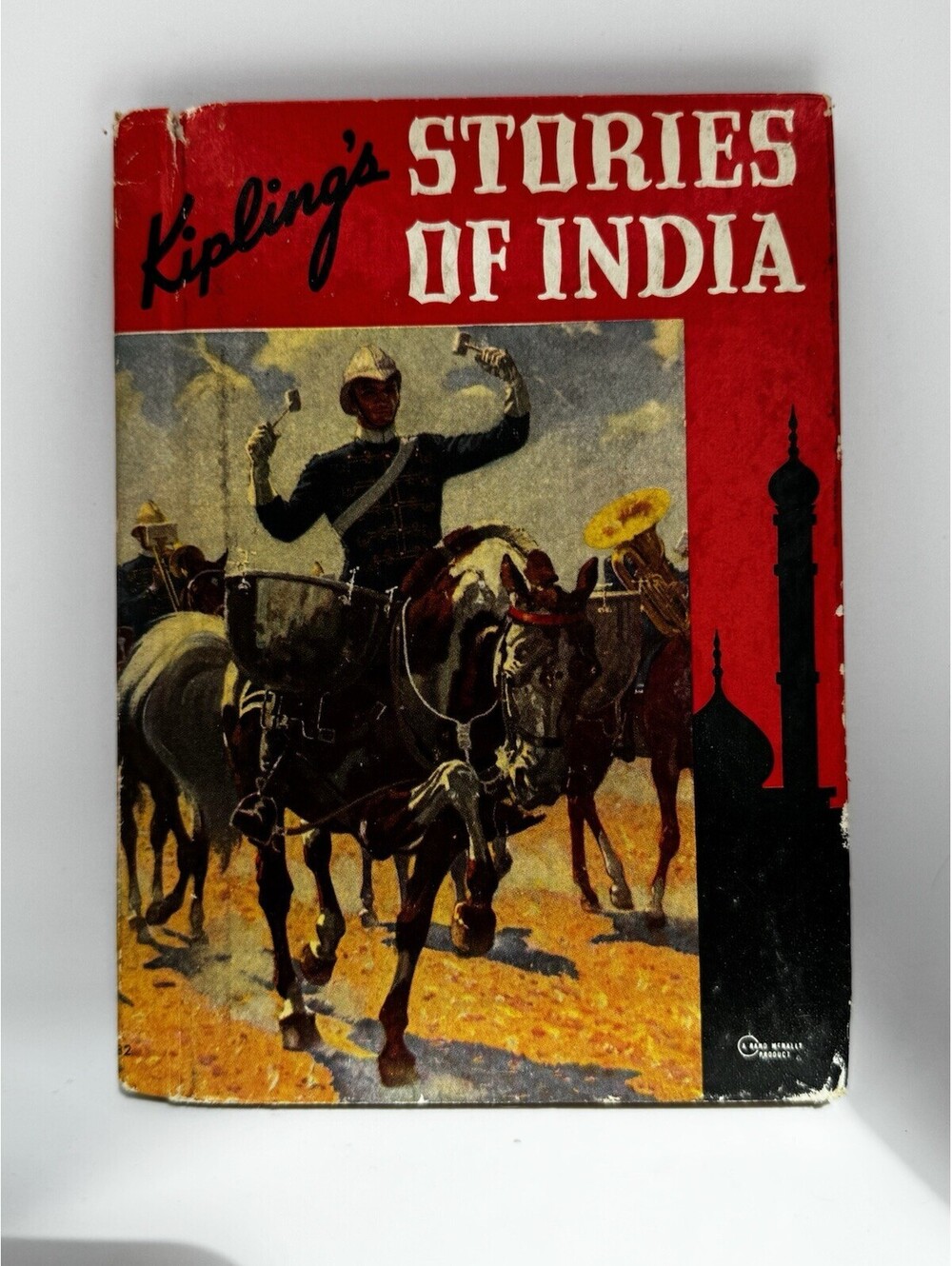 Kipling's Stories of India (1939) Rand McNally Hard Cover Book